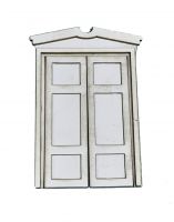 1:48th Classical Double Door & Pediment