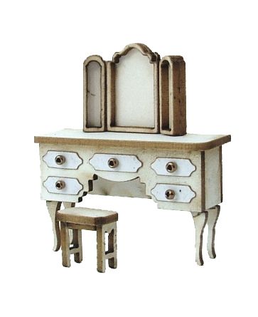 1:48th Dressing Table Set Kit