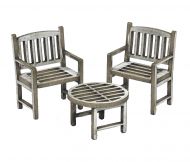 1:48th Garden Table & Chairs