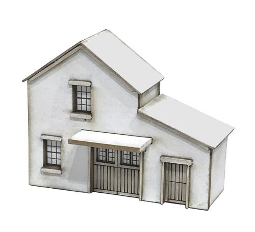 1/148th Harper's Yard Rear (Low Relief) N Gauge