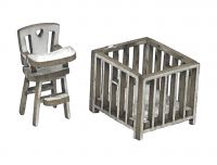 1:48th Highchair & Play Pen