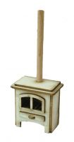 1:24th Rustic Wood Stove