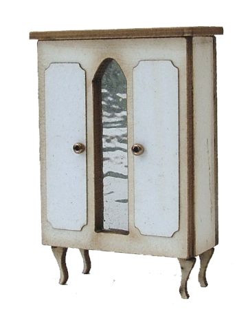 1:48th Shabby Chic Double Wardrobe Kit