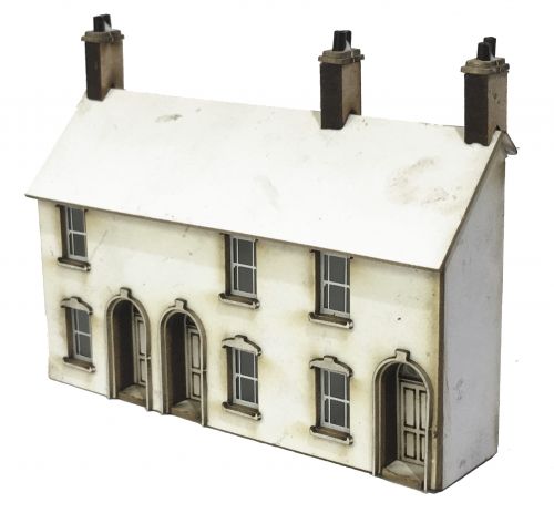 1/148th Station Road Terrace (Low Relief) N Gauge